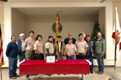2019-1217-MSaucedo-awards-Boys-Scouts-Troop-214-with-CVC-certificate-for-their-participation-at-Veterans-Parade